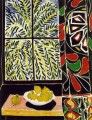 Interior con cortina egipcia fauvismo abstracto Henri Matisse